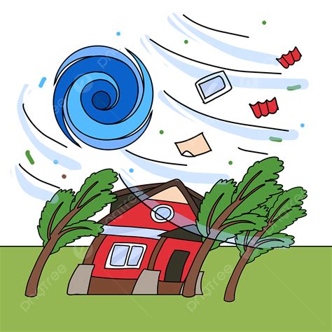 typhoon cartoon.
